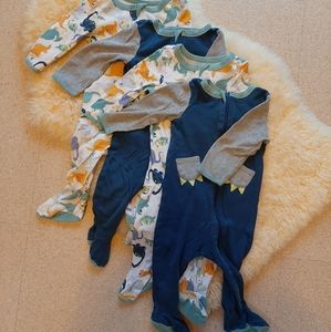 ❌SOLD❌Bundle of Cotton Sleepers (6-9mo)